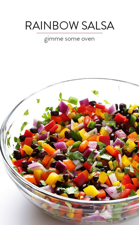 Cowboy Caviar, whatever you call it -- it's easy to make, and so fresh and tasty! Serve with baked sprouted-grain pita triangles, or just gobble it with a spoon.