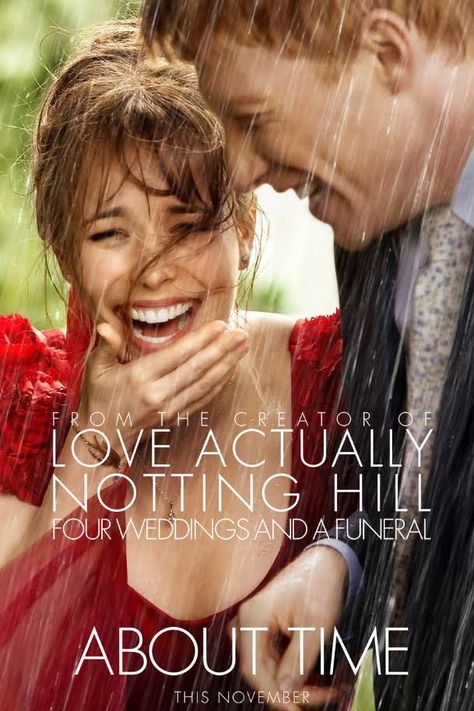 About Time (Nov.2013) About Time 2013, New Year Movie, Film Romance, Movie Plot, Travel Movies, Movies Worth Watching, Romantic Comedy Movies, Great Movies To Watch, See Movie