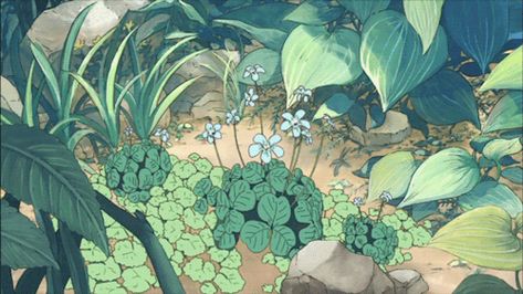 Gifs Anime, Aesthetic Plants, Aesthetic Gifs, Cute Gifs, Plant Aesthetic, Forest Flowers, Anime Gifs, Aesthetic Gif, Anime Aesthetic