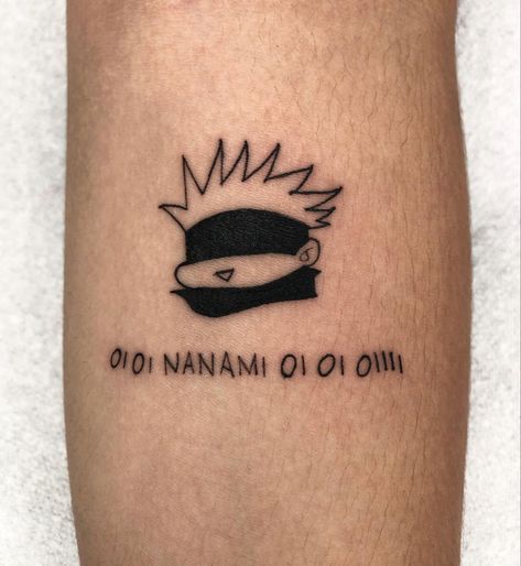 Gojo Tattoo, Gojo Anime, Attack On Titan Tattoo, Small Girly Tattoos, Tattoo Anime, Manga Tattoo, Japan Tattoo Design, Small Pretty Tattoos, Kawaii Tattoo