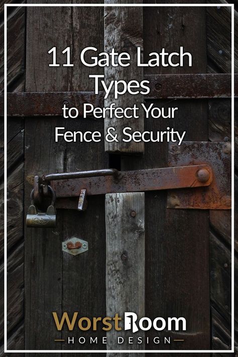 gate latch types Gate Hardware Latch, Wood Gate Latch Ideas, Metal Security Gate, Gate Closures Ideas, Fence Gate Latch Ideas, Gate Lock Ideas Metal Outdoor, Garden Gate Latch Ideas, Farm Gate Latch Ideas Diy, Gate Locks Outdoor Diy