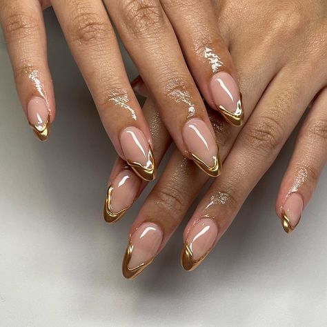 I have the prettiest nude colour ever! 🤭 Simple Classy Fall Nails, Good Nails Designs, Summer Nails Nude Colors, Fall Gold Nails, Nail Inspiration Chrome, Nail Art 2024, Nude Colour Nails, Biab Colours, Summer Nude Nails