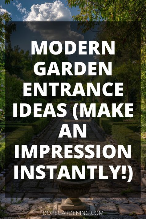 Discover contemporary and minimalist garden entrance ideas to elevate your outdoor space. Enhance curb appeal with sleek pathways, strategic lighting, and symmetrical landscaping. Explore modern gate designs, plant choices, and cutting-edge materials for a stylish entryway. Click for more details on creating a welcoming outdoor atmosphere that reflects your unique taste! Entrance Ideas Entryway Outdoor, Outdoor Gates Ideas Entrance, Garden Entrance Ideas Entryway, Symmetrical Landscaping, Entryway Plants Outdoor, Backyard Entrance Ideas, Gate Entrance Landscaping Ideas, Front Yard Walkway Ideas Entrance, Entryway Landscaping Ideas