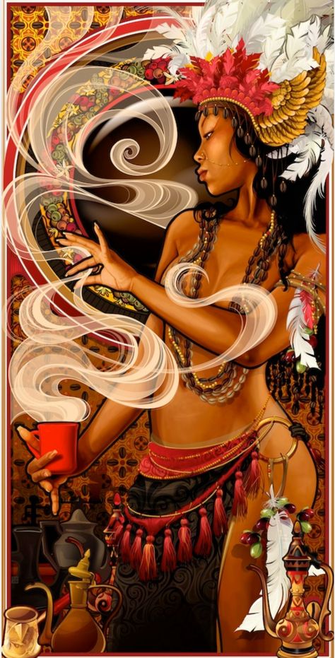 Orishas Yoruba, Oh My Goddess, Belek, Tableau Art, Goddess Art, Afro Art, African American Art, Black Women Art, Gods And Goddesses