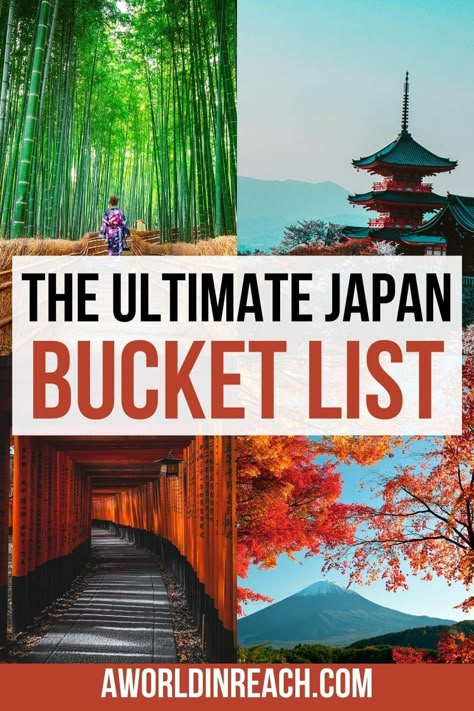 Bucket List Places To Visit, Places To Visit In Japan, Japan Bucket List, Places In Japan, Things To Do In Japan, Japan Destinations, Japan Holidays, Visit Asia, Japan Itinerary