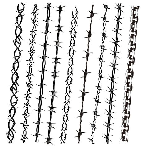 Fake Barbed Wire Tattoo for Men Women, Black Barb Wire Temporary Tattoos Pamela Anderson Costume Fake Arm Tattoo Stickers,9-Sheet Post Malone Barbed Wire Tattoo, Collarbone Tattoo Barbed Wire, Barb Tattoo Wire, Barbed Wire Tattoo Sleeve, Flower And Barbed Wire Tattoo, Barbed Wire Tattoo Stencil, Barb Wire Tattoo Design, Barbed Wire Bracelet Tattoo, Barbwire Spine Tattoo