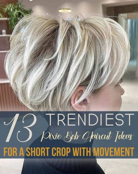 13 Trendiest Pixie Bob Haircut Ideas for a Short Crop with Movement Short Hair Styles Pixie Growing Out, Hairstyles For Growing Out A Pixie, Growing Out Pixie Hairstyles, Growing A Pixie Into A Bob, Growing Out A Pixie Cut, Growing Out A Pixie, Long Pixie Bob, Short Stacked Bob Hairstyles, Short Stacked Bob Haircuts