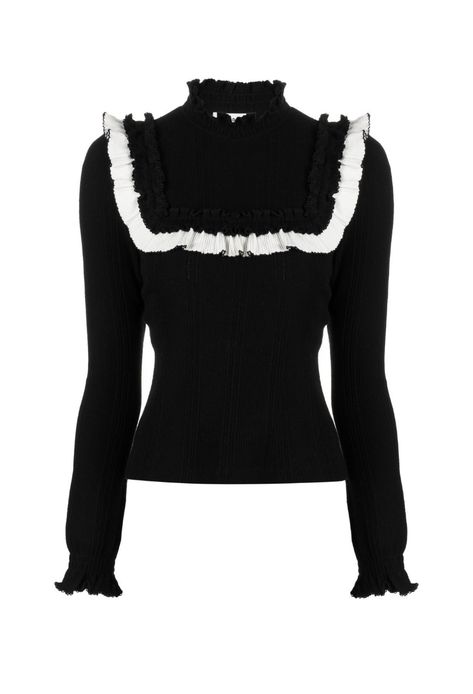 Knitted Sweaters For Women, Fashion Bella, High Neck Jumper, Style Aesthetic, Classy Casual, Kawaii Clothes, Work Attire, Sweater Black, Work Fashion