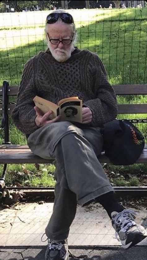 Old Man, Fashion Fashion, A Book, A Man, Reading, Wardrobe