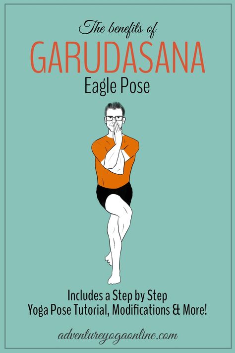 illustration of man doing garudasana pose Eagle Pose Yoga, Power Yoga Flow, Website For Students, Pose Tutorial, Yoga Steps, Yoga Beginner, Yoga Website, Yoga Sequence For Beginners, Yoga Flow Sequence