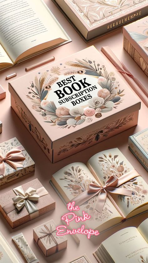 My list of of the best book subscription boxes for every reader Book Boxes Diy, Book Packaging Ideas, Book Packaging Design, Book Box Ideas, Book Subscription Boxes, Subscription Box Packaging, Small Business Ideas Diy, Book Packaging, Beauty Hacks That Actually Work