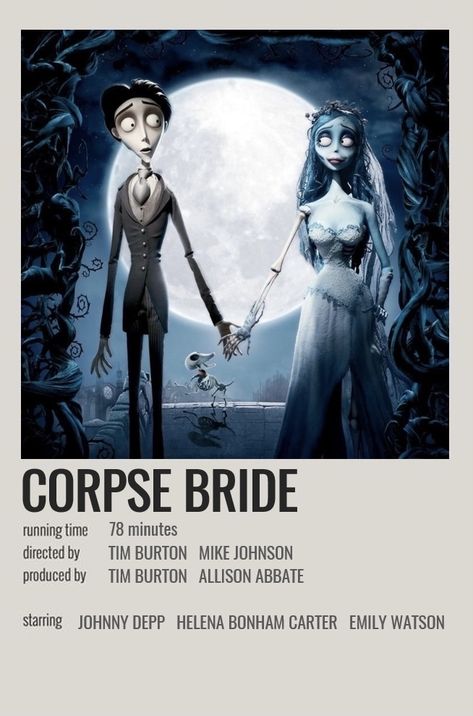 Halloween Movie Poster, Corpse Bride Movie, Corpse Bride Art, Bride Aesthetic, The Corpse Bride, جوني ديب, Movies To Watch Teenagers, Most Paused Movie Scenes, Iconic Movie Posters