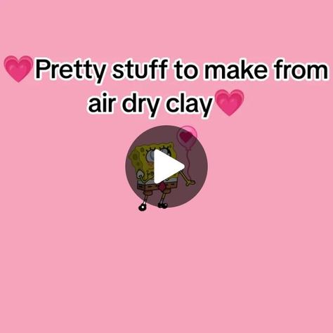 TikTok · Hello Air Dry Clay Ideas Easy Step By Step, Quick Crafts To Sell, What To Do With Clay, Easy Things To Make Out Of Clay, Things To Make Out Of Air Dry Clay, Clay Things To Make, Air Dry Clay Ideas Aesthetic, Things To Do With Clay, Things To Make Out Of Clay