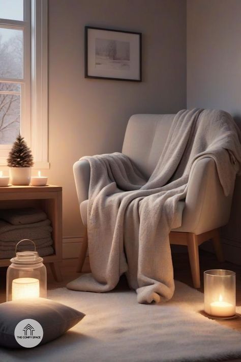 Who says small bedrooms can’t be cozy? Let’s turn your space into a winter haven! Start with a comfy chair, add some fluffy cushions, and don’t forget the fairy lights. These cozy corner ideas will not only warm up your room but also your heart. Get ready to snuggle up this winter!#CozyHome #WinterNook #SmallBedroomIdeas #HomeStyle #ComfortZone Cozy Corner Ideas, Ideas For Small Bedrooms, Comfy Space, Corner Ideas, Fluffy Cushions, Small Bedrooms, Comfy Chairs, The Fairy, Cozy Corner