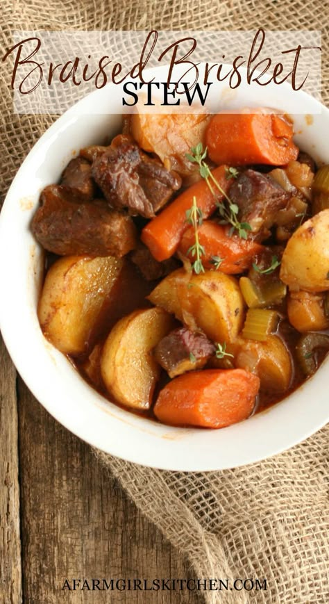 Beef Brisket Stew, Brisket Stew, Tasty Beef Stew Recipe, Delicious Beef Stew, Best Beef Stew Recipe, Homemade Beef Stew Recipes, Slow Cooker Stew Recipes, Tasty Beef Stew, Lamb Stew Recipes