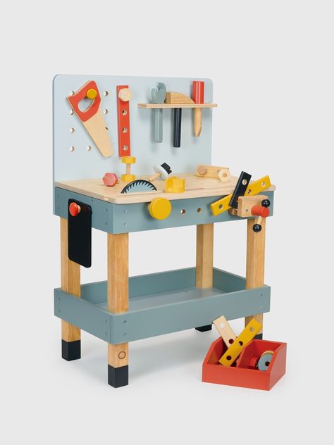 Little Carpenter Toddler Workshop Toy | Gap Wooden Workshops, Carpenters Workshop, Small Chalkboard, Imagination Station, Tool Bench, Carpenter Tools, Toy Tools, Baby Boy Stuff, Pretend Play Toys