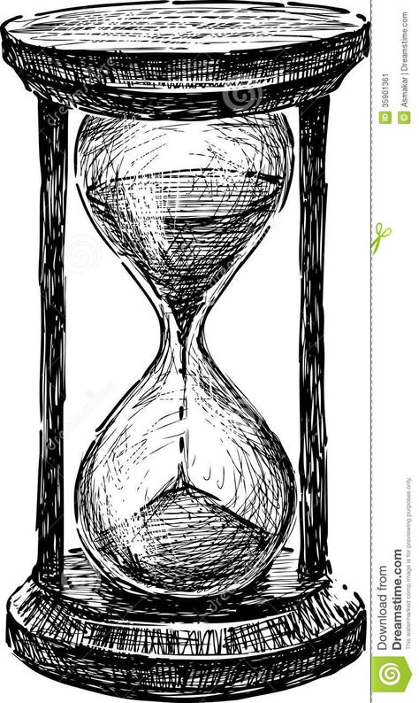 Illustration about Vector sketch of an old hourglass. Illustration of hourglass, white, ancient - 35901361 Hourglass Drawing, Clock Drawings, معرض فني, Hourglass Tattoo, Pen Art Drawings, Soyut Sanat Tabloları, Architecture Drawing Art, Drawing Faces, Vector Sketch