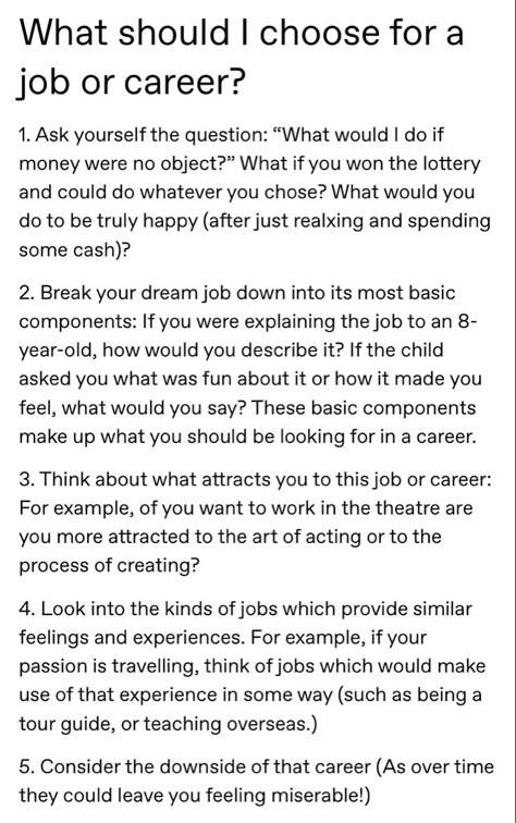 Dream Jobs List, Aesthetic Career Ideas, How To Choose A Career, Career Questions, Logic And Critical Thinking, What To Study, Won The Lottery, Job Advice, This Is Your Life