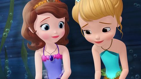 Sofia Mermaid, Sofia X Cedric, Princess Sofia The First, Mermaid Illustration, Mermaid Pictures, Princess Elsa, Bold Makeup, Disney Fairies, Princess Sofia