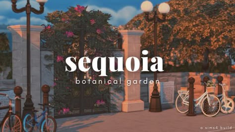 Sequoia Botanical Gardens Sims San Sequoia, Sims 4 Botanical Garden, Sims 4 San Sequoia Build, San Sequoia House Sims 4, San Sequoia Sims 4, Sims 4 Build Download, Sims 4 Lot Download, Sims 4 San Sequoia, Sims 4 Garden