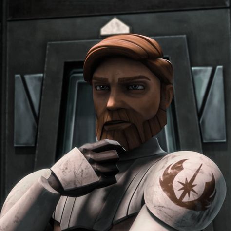 Obi Wan Kenobi Icon Clone Wars, Clone Wars Kenobi, Obi Wan Kenobi Clone Wars, Clone Wars Pfp, Obi Wan Kenobi Funny, Obi Wan Clone Wars, Clone Wars Characters, Clone Wars Obi Wan, Obiwan Kenobi