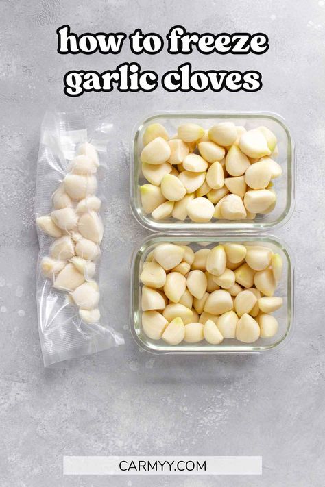 Can You Freeze Onions, How To Store Fresh Garlic Cloves, Freeze Dry Garlic, How To Store Fresh Garlic Bulbs, Freeze Onions How To, Storing Garlic Bulbs, Canned Garlic Cloves, How To Dry Garlic Bulbs, What To Do With Garlic Cloves