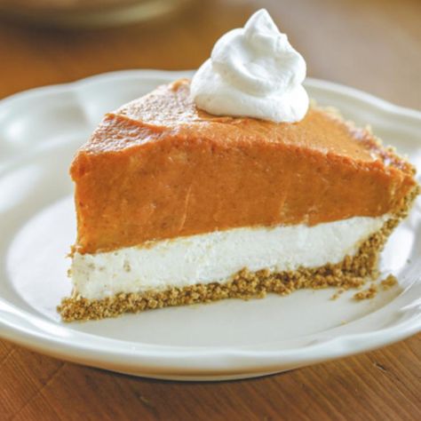 Double Layer Pumpkin Pie, Libbys Pumpkin Pie, Layered Pumpkin Cheesecake, Dessert Pumpkin, Monster Munch, No Bake Pumpkin, Coconut Dessert, Graham Cracker Crust Pie, Pumpkin Pie Cheesecake