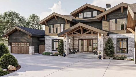 Contemporary farmhouse exterior