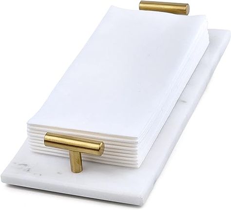 Amazon.com: Guest Towel Holder Tray for Bathroom - White Marble Tray - Napkin Holder for Bathroom - Bathroom Hand Towel Tray, Paper Guest Towel Holder, Vanity Tray for Bathroom : Home & Kitchen Bathroom Napkins, Guest Towel Tray, Guest Bathroom Towels, Tray For Bathroom, Cloak Room, Bathroom Organizing, Guest Towel Holder, Paper Hand Towels, Guest Hand Towels