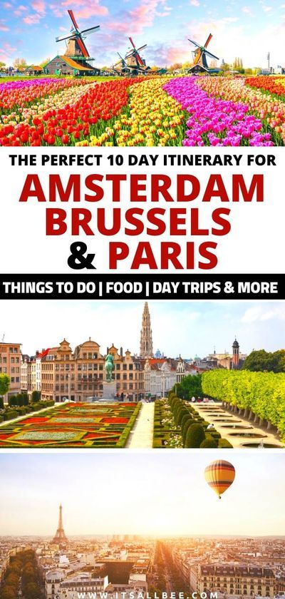 2 Weeks In Europe, Paris Things To Do, European Travel Tips, Paris Itinerary, Europe Itineraries, Netherlands Travel, Europe Travel Guide, Europe Travel Destinations, Trip Itinerary