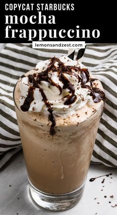 Starbucks Mocha Frappuccino Recipe, Mocha Frappuccino Recipe, Lemon Zest Recipes, Oats Muffins, Chocolate Granola Recipe, Breakfast Peanut Butter, Jura Coffee, Blend Jet, Homemade Mocha