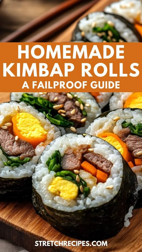 Craving kimbap rolls? Try our easy kimbap recipe packed with crispy bacon, seasoned spinach, and tangy pickled radish! These Korean sushi rolls are perfect for summer snacks or on-the-go meals. Save this pin for a taste of Korea at home! Visit our blog for the full homemade kimbap guide. Easy Kimbap Recipe, Easy Kimbap, Gimbap Recipe, Kimbap Recipe, Korean Sushi, Best Rice Recipes, Best Rice Recipe, Pickled Radish, Easy Korean Recipes