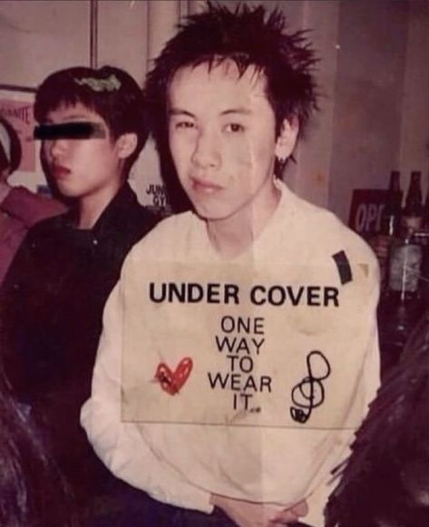 @undercover_lab ( 1993 ) Random Quotes Aesthetic, Nigo Bape, Undercover Jun Takahashi, Paul Weller, Райан Гослинг, Jun Takahashi, Creative Fashion Photography, Number Nine, Butterfly Poster