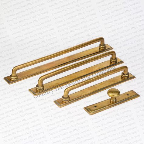 Brass kitchen hardware