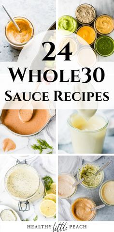 Sauce is life and these 24 Whole30 sauce recipes can completely transform your 30 day reset game. Spice up your Whole30 bland meals with these easy and delicious sauces. #whole30 #whole30sauces #whole30recipes #januarywhole30 #sauce #saucerecipes #homemadesauces #keto #ketorecipes #ketosauces #dairyfree Whole 30 Sauces, 30 Day Reset, Easy Whole 30, Bland Meals, Whole 30 Meals, Whole30 Meal Prep, Easy Whole 30 Recipes, Whole 30 Meal Plan, Healthy Sauces