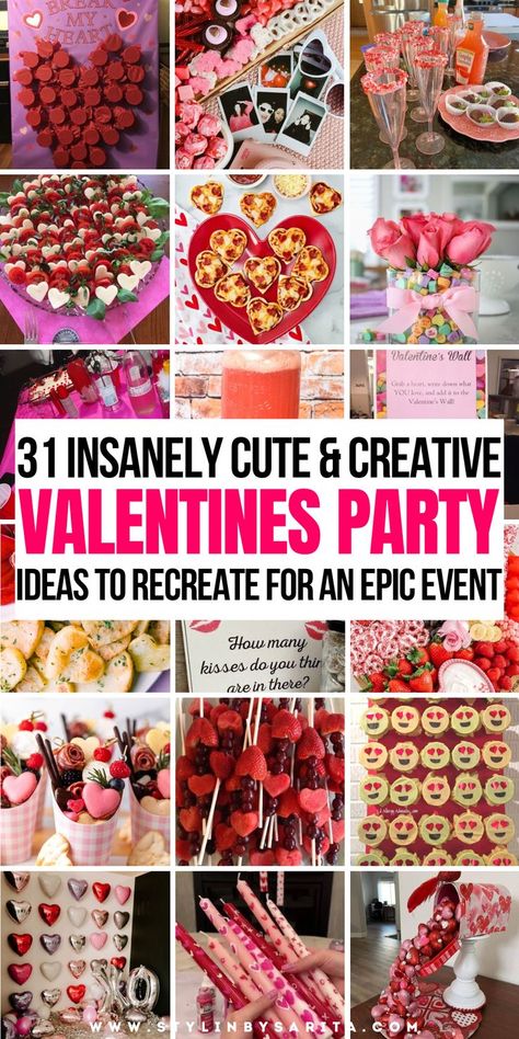 valentines party ideas Daycare Valentines Party Ideas, Valentine Day Celebration Ideas, Galentine Kid Party, Children’s Valentines Party, Teenager Galentines Party, Prek Valentine’s Day Party, Valentine Contest Ideas, Valentines Day Kids Party Ideas, Valentine’s Day Celebration Ideas