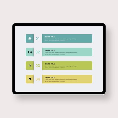 Round Bar List PowerPoint Templates List Powerpoint Design, Graphic Design List Layout, Powerpoint List Design, List Presentation Design, List Graphic Design Layout, List Design Layout, List Graphic Design, Powerpoint Design Inspiration, Bar List