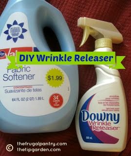 Diy Wrinkle Release Spray, Diy Wrinkle Release, Frugal Pantry, Wrinkle Release Spray, Diy Wrinkles, Wrinkle Release, Homemade Cleaning Supplies, Homemade Cleaning Products, Cooking Guide