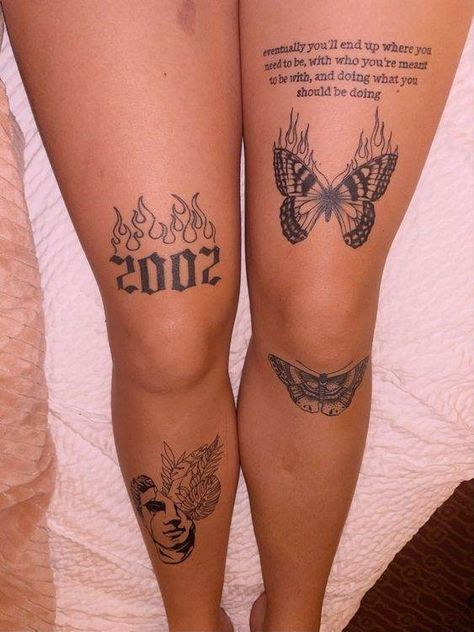 Thick Thigh Tattoo Women, Badass Thigh Tattoos For Women, Thigh Tattoo Placement Ideas, Thigh Leg Tattoo Women, Medium Thigh Tattoo, Woman Thigh Tattoos Unique, Under Thigh Tattoo, Outer Thigh Tattoos Women, Baddie Tats Front Thigh