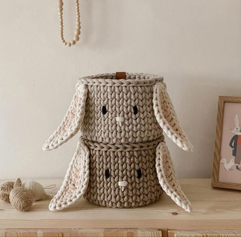 Crochet Mushroom, Baby Knitwear, Baby Kit, Crochet For Home, Easter Crochet, Crochet Design, Yarn Projects, Crochet Basket, Crochet Bag Pattern