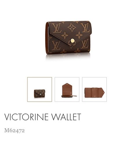 LV Victorine Wallet in brown/tan Lv Small Wallet, Lv Wallet Women, Luis Vuitton Wallet, 16 Birthday Presents, Cardholder Wallet, Aesthetic Bags, Women Wallet, Luxury Wallet, Louis Vuitton Wallet