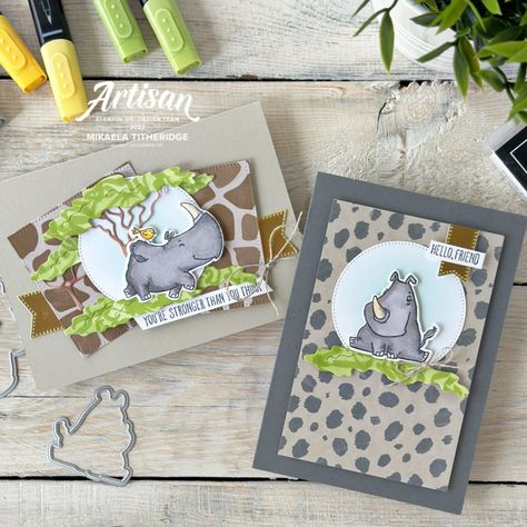 Rhino Ready, Altered Cards, Party Blowers, Team Inspiration, One Sheet Wonder, Enjoy The Journey, Craft Classes, Card Making Inspiration, Artisan Design