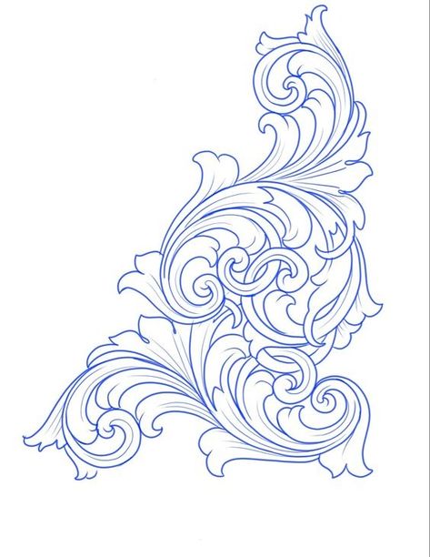 Filigree Tattoo, Leather Working Patterns, Western Tattoos, Ornamental Design, Leather Tooling Patterns, Ornament Drawing, Tooling Patterns, Leather Craft Patterns, Greek Tattoos