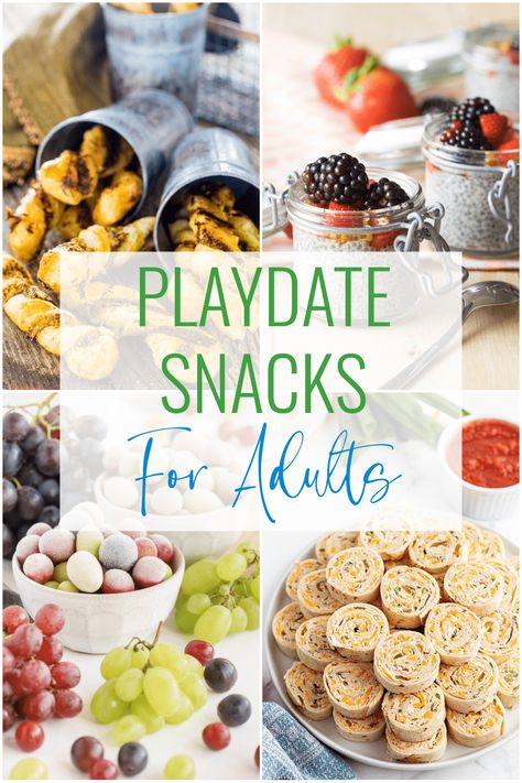 Moms can enjoy a playdate too! Break the ice with delicious and healthy snacks to share while the kids play. Play Date Snacks For Moms, Fridge Snacks For Adults, Afternoon Snack Ideas For Adults, Healthy Snacks To Share, Playdate Snacks, Snack Ideas For Adults, Snacks To Share, Truffle Oil Recipes, Chocolate Covered Potato Chips