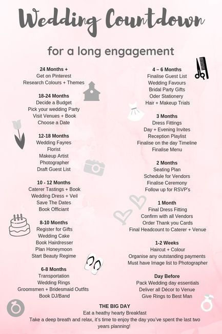 Wedding Planning Schedule, Long Engagement, Wedding On A Budget, Plan A Wedding, Wedding Planning Timeline, Wedding Countdown, Wedding Planning Guide, Planning Checklist, Future Wedding Plans