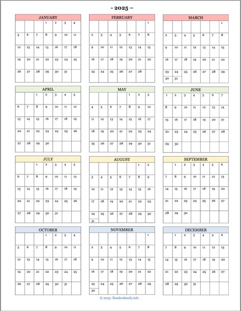 2025 Calendars for Advanced Planning 23-24 School Year Calendar, Calendar Template 2025, Free Printable Calendar 2025, School Asthetics, Calendar Tracker, Yearly Tracker, Hours Tracker, Attendance Tracker, A5 Planner Printables