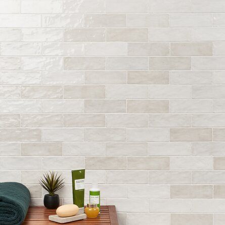 Ivy Hill Tile Kingston 3" x 8" Ceramic Subway Tile | Wayfair Tiles For Wall, Glazed Ceramic Tile, Ceramic Subway Tile, Ivy Hill Tile, Ceramic Floor Tiles, Zellige Tile, Subway Tile Backsplash, Subway Tiles, Tile Trim