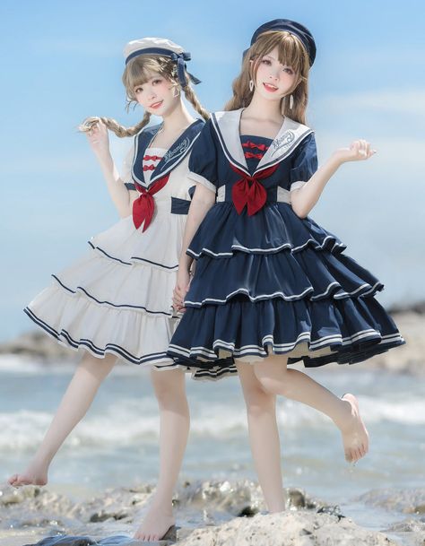 New Release: Gloaming 【-The Unknown Sea-】 #SailorLolita OP Dress

◆ Shopping Link >>> https://lolitawardrobe.com/gloaming-the-unknown-sea-sailor-lolita-op-dress_p7011.html Sailor Uniform, Shopping Link, Op Dress, Sailor Dress, Maid Dress, J Fashion, The Unknown, New Release, Lolita Dress