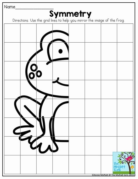 50 Line Of Symmetry Worksheet | Chessmuseum Template Library Line Of Symmetry Worksheet, Line Of Symmetry, Art Worksheets, 2nd Grade, To Draw, To Learn, Art