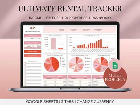 Airbnb Template Bookkeeping Income Expense Spreadsheet Multi Property Google Sheets Airbnb Host Vacation Short Term Rental Tracker Vrbo - Etsy Denmark Airbnb Management, Airbnb Business, Income Tracker, Income Property, Spreadsheet Template, Track Your Progress, Rental Income, Airbnb Host, Expense Tracker